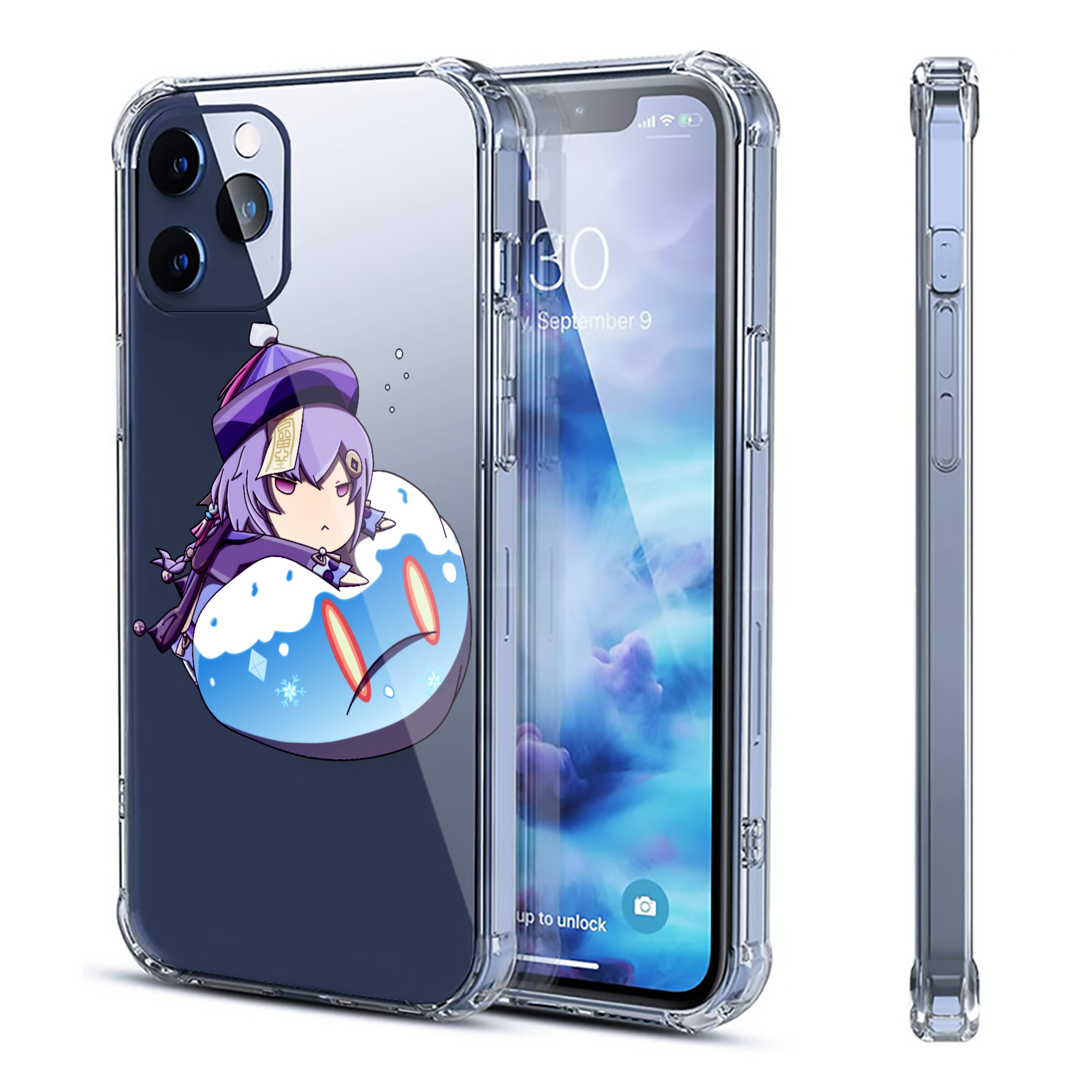 げんし神 七七 なな  genshin Nana 【iPhone 12シリーズ対応】透明スマホケース（クリアソフトケース）